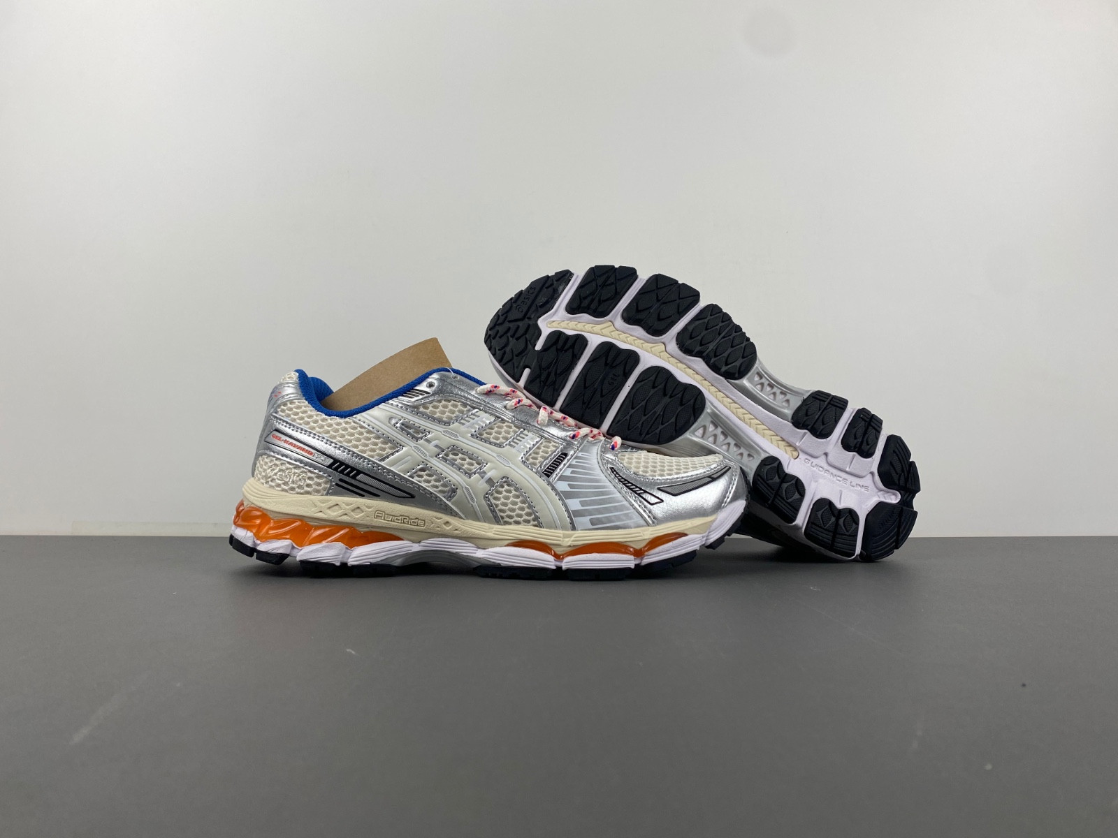 As*ic*s x ronnie fieg gel-kayano 12.1 ''cream blue orange'' 1203a555-101 As*ic*s x ronnie fieg gel-kayano 12.1 ''cream blue orange'' 1203a555-101