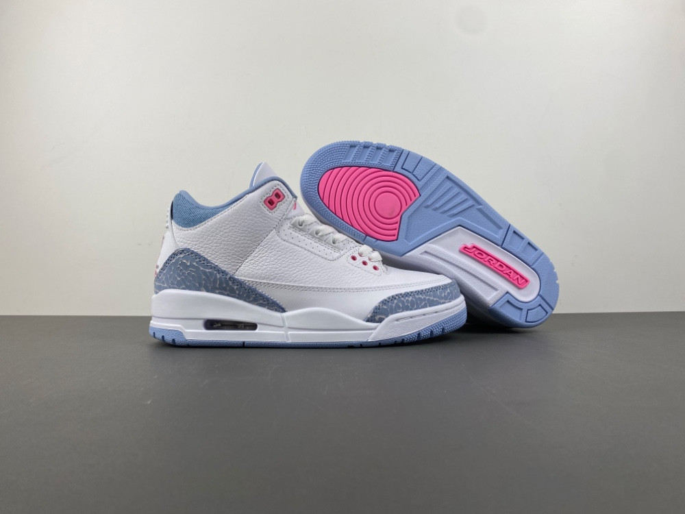 Air Jordan 3 GS "Denim/Pink Glow" HQ0784-101 Air Jordan 3 GS "Denim/Pink Glow" HQ0784-101