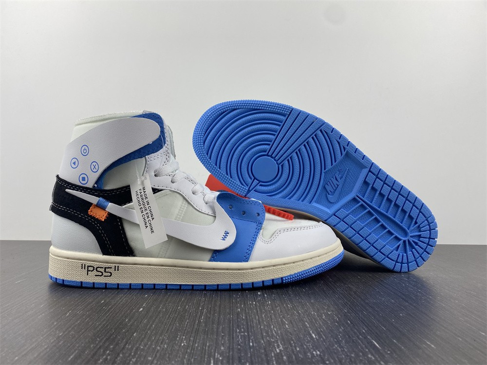of x air jordan 1 blue whiite aq0818-168 of x air jordan 1 blue whiite aq0818-168