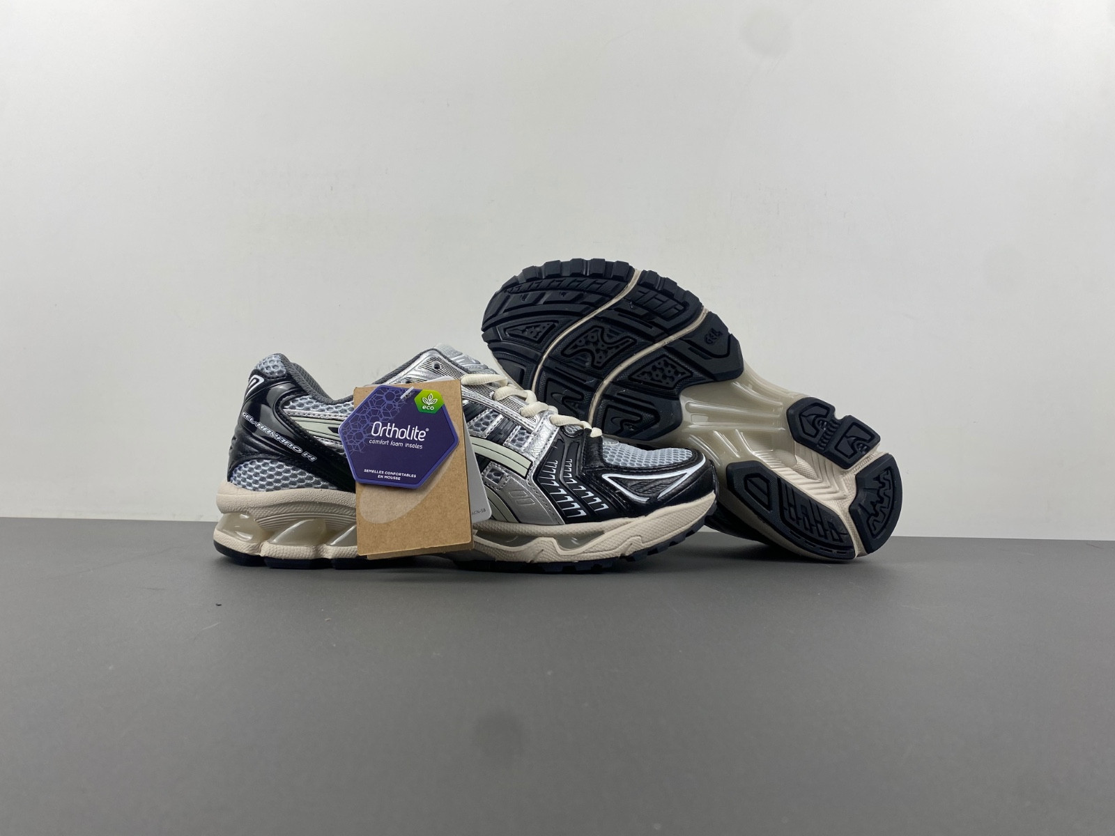 As*ic*s gel kayano 14 ''black glacier grey silver'' 1201a935 001 As*ic*s gel kayano 14 ''black glacier grey silver'' 1201a935 001