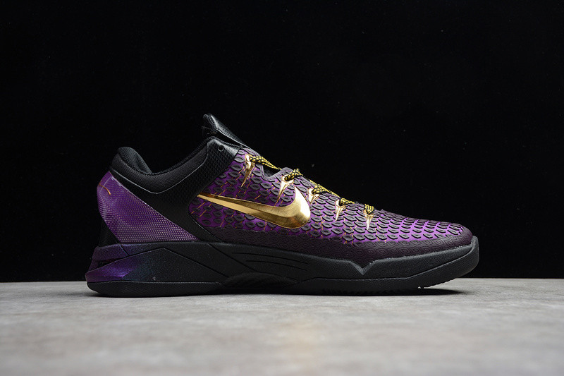 nike zoom kobe vii black purple-gold 511371-005 nike zoom kobe vii black purple-gold 511371-005