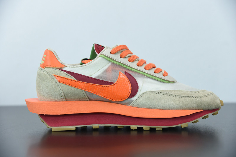 nike ldv waffle clot sacai net orange blaze dh1347-100 nike ldv waffle clot sacai net orange blaze dh1347-100