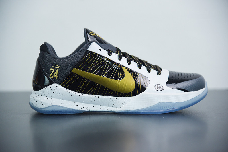 nike kobe v protro black white gold cd0824-127 nike kobe v protro black white gold cd0824-127