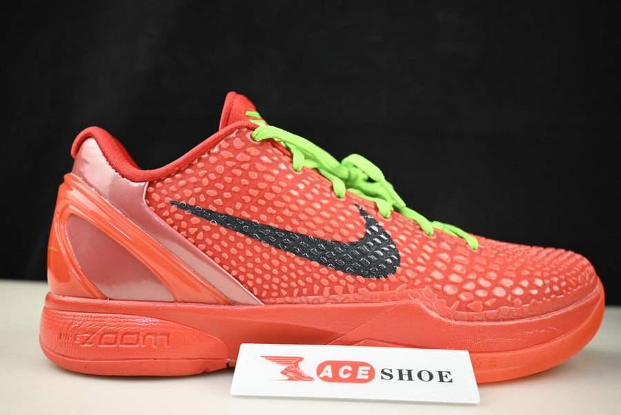 nike kobe 6 protro “reverse grinch” fv4921-600 nike kobe 6 protro “reverse grinch” fv4921-600