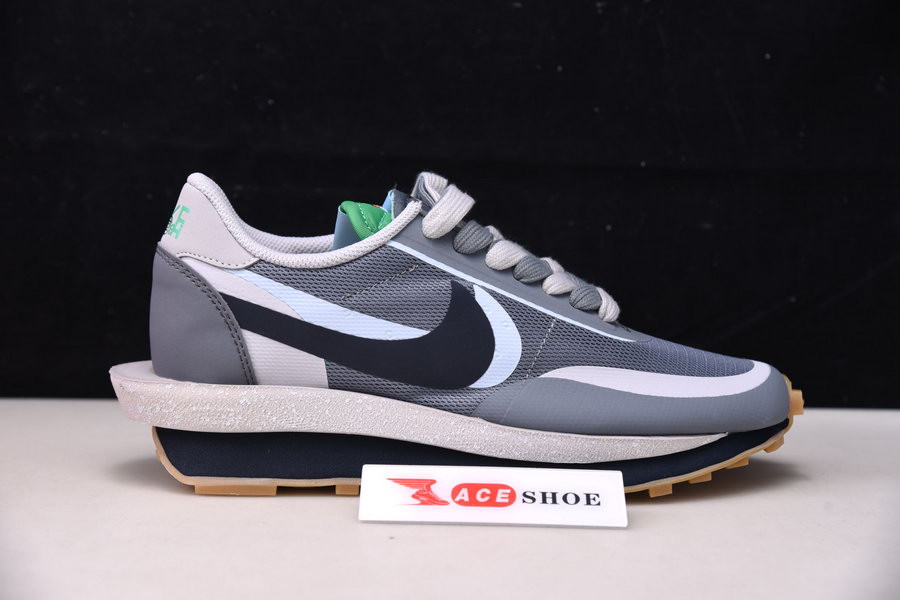 clot x sacai x nike ldwaffle ''cool grey'' dh3114-001 clot x sacai x nike ldwaffle ''cool grey'' dh3114-001