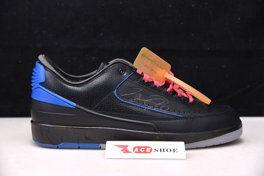 of x air jordan 2 low ''black royal'' dj4375-004 of x air jordan 2 low ''black royal'' dj4375-004