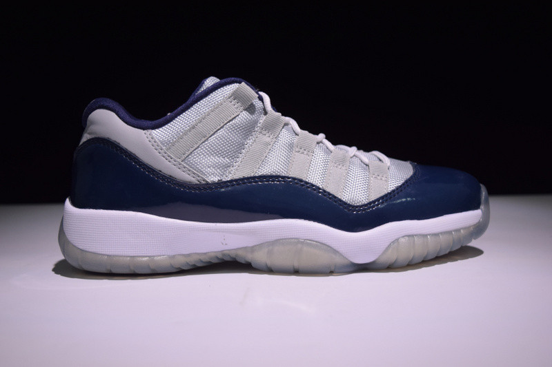 air jordan 11 retro low bg (gs) "georgetown" 528896-007 air jordan 11 retro low bg (gs) "georgetown" 528896-007