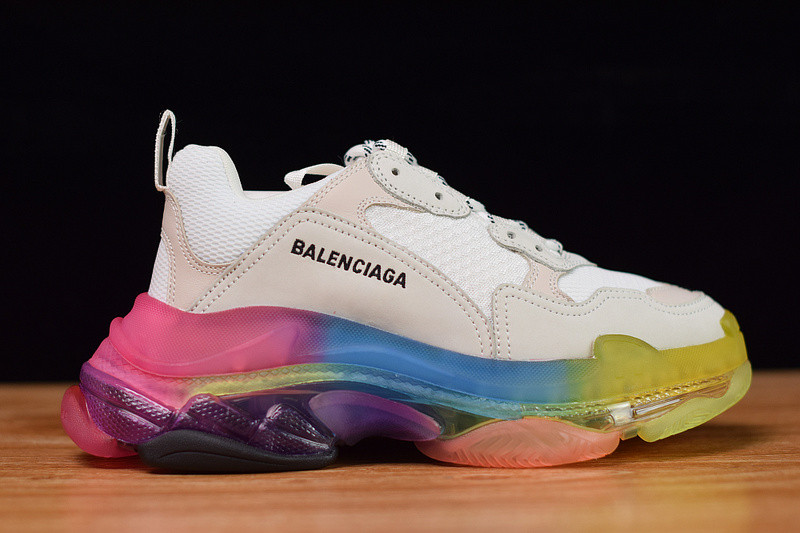 bc triple s trainer rainbow 544351 bc triple s trainer rainbow 544351