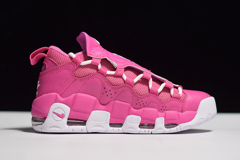 nike air more money qs "pinkfire" aj7383-600 nike air more money qs "pinkfire" aj7383-600