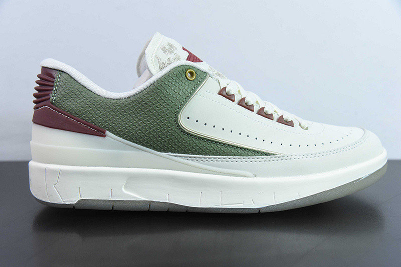 air jordan 2 low gs "year of the dragon" fj6871-100 air jordan 2 low gs "year of the dragon" fj6871-100