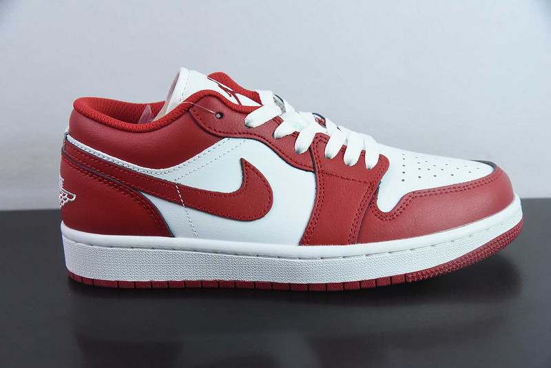 Air Jordan 1 Low Red White 553558-166 Air Jordan 1 Low Red White 553558-166