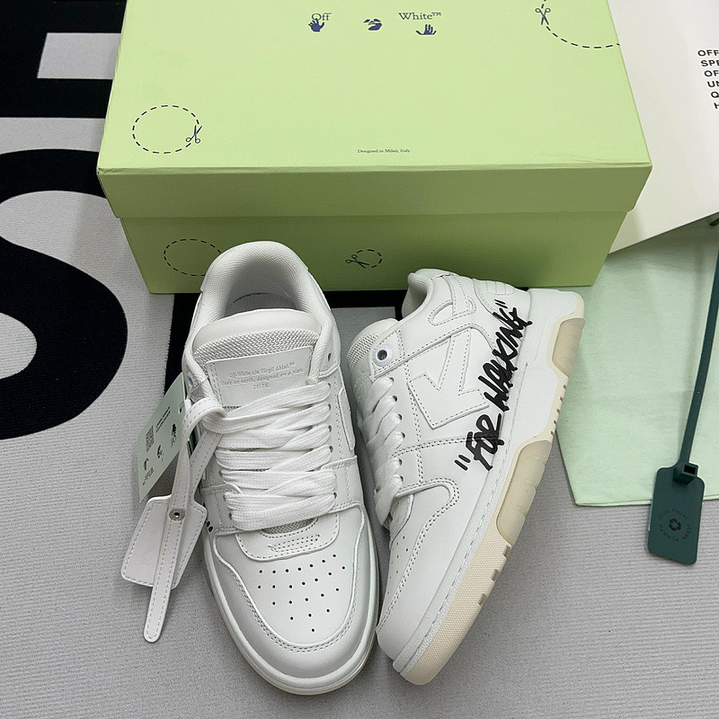 of™ c/o virgil abloh out of office low-top leather sneakers ‘ooo“ of™ c/o virgil abloh out of office low-top leather sneakers ‘ooo“