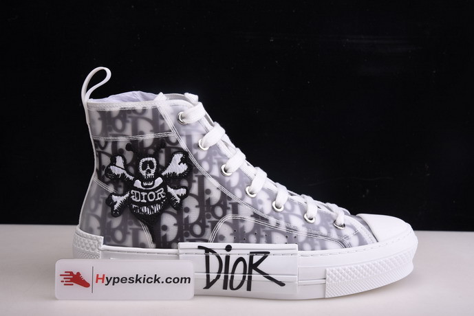dio* b23 oblique high-top white sneaker dio* b23 oblique high-top white sneaker