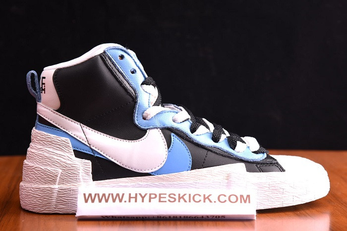nike sacai xxblazer mid ''black blue'' bv0072-001 nike sacai xxblazer mid ''black blue'' bv0072-001